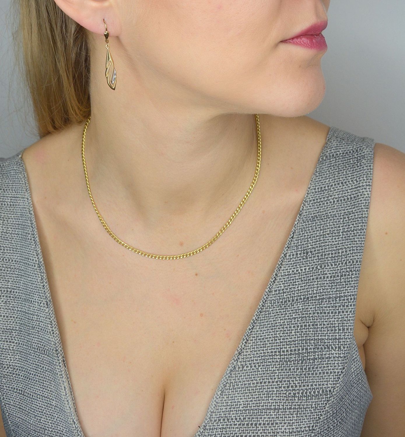 Złoty łańcuszek 333 pancerka 3 mm DIA-LAN-1461-333 3mm (2).jpg